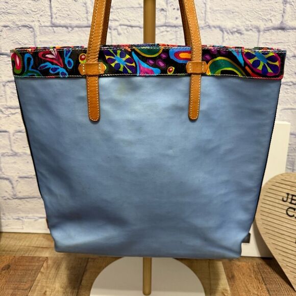 Consuela Austin Sophie Blue Floral large Tote Bag - Picture 3 of 16